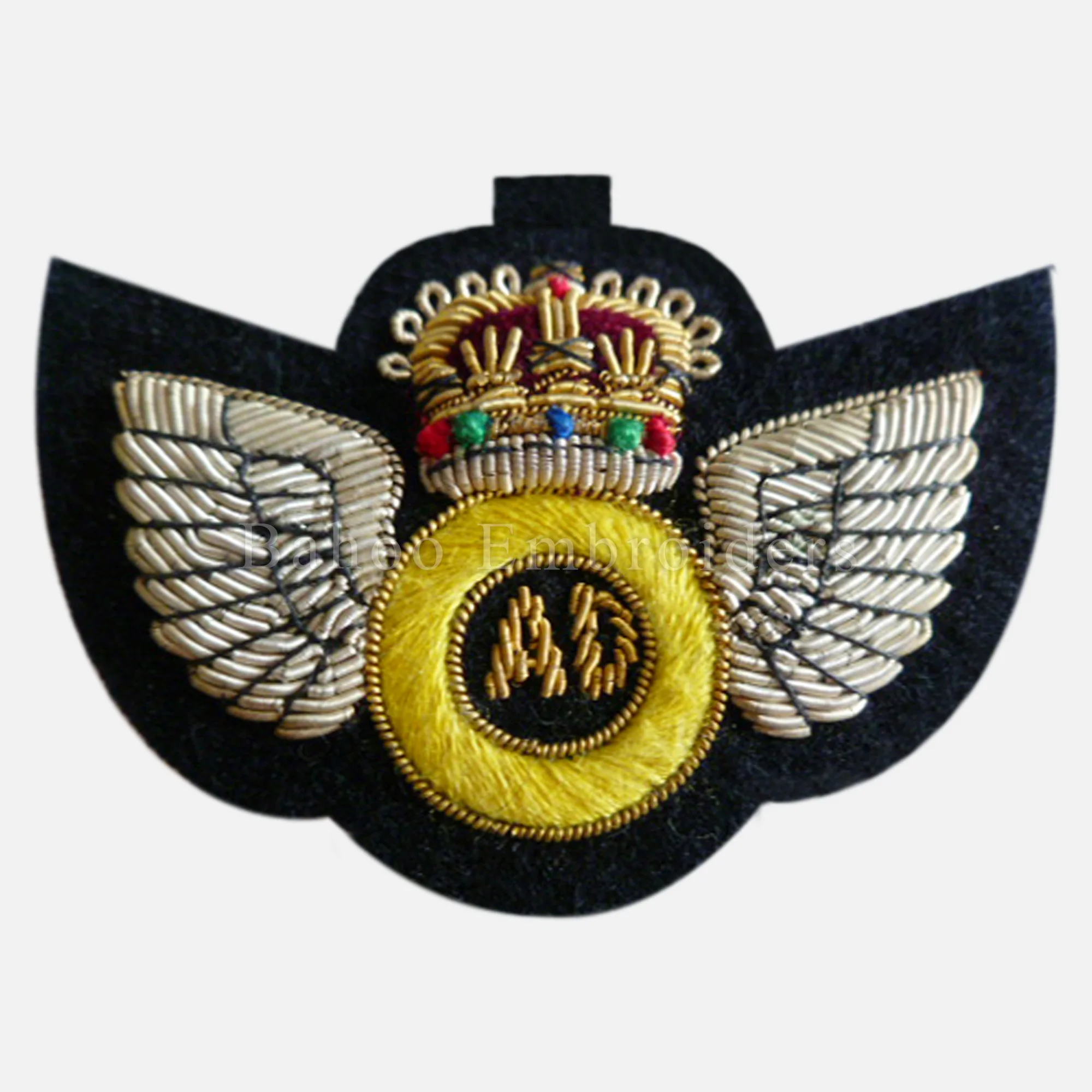 Значок военно-воздушных сил с ручной вышивкой