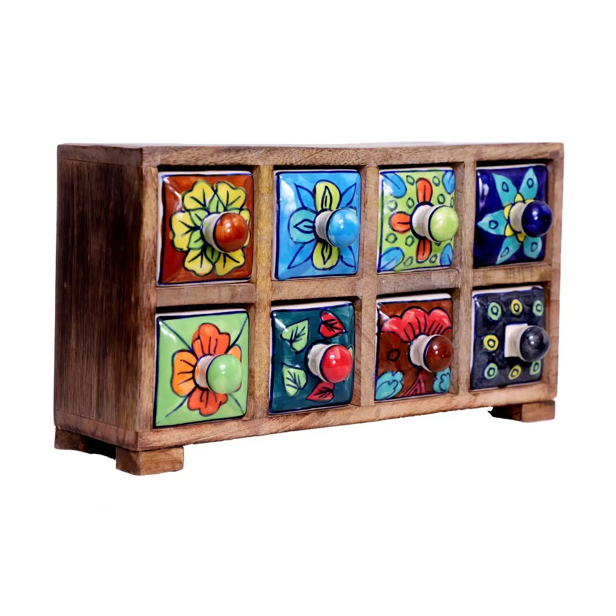 Деревянный Комод с керамическими ящиками много комодов высокое качество ручная работа Античный Декор для дома оптовая продажа оптом