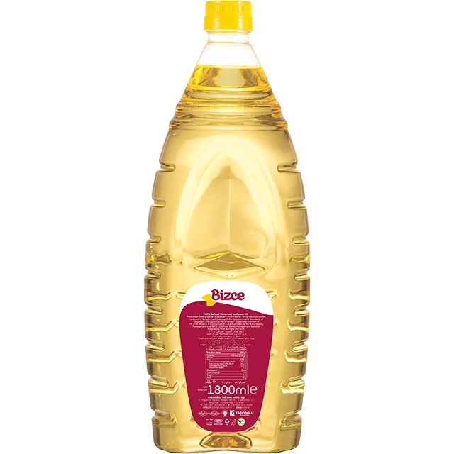 
Рафинированное подсолнечное масло из Турции Bizce 1.8L овальное подсолнечное растительное масло 