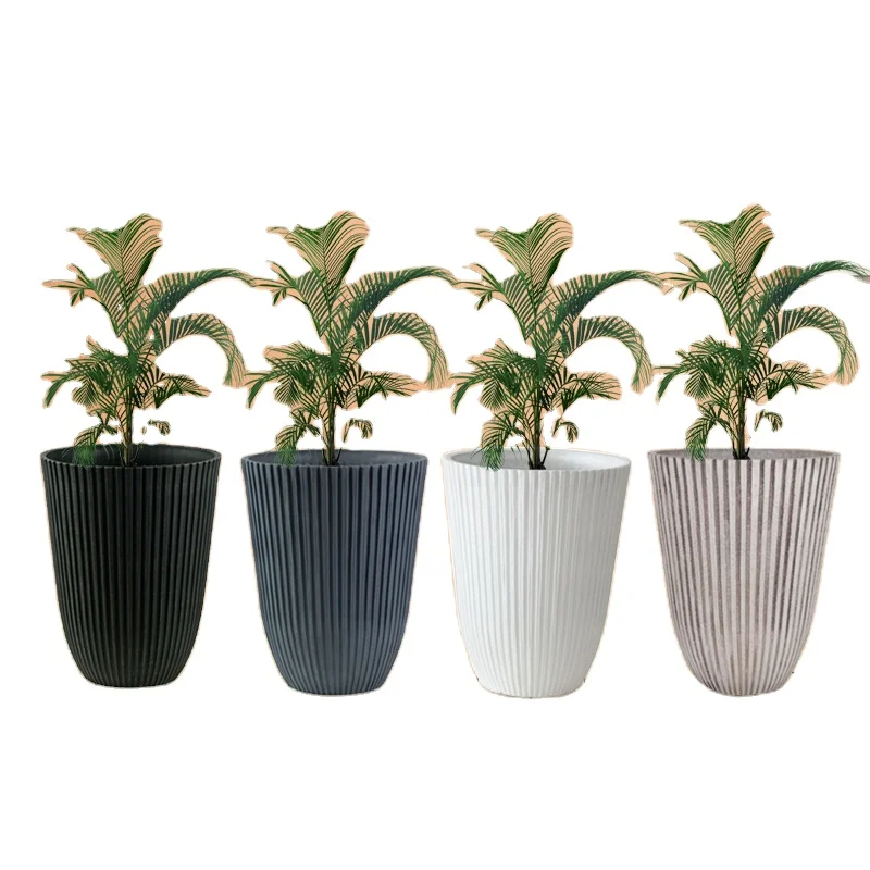 Planter Pot Modern Cylinder Container Set Glazed Black Ceramic Indoor Planter Pot Fits Succulents Flowers From Indian Market