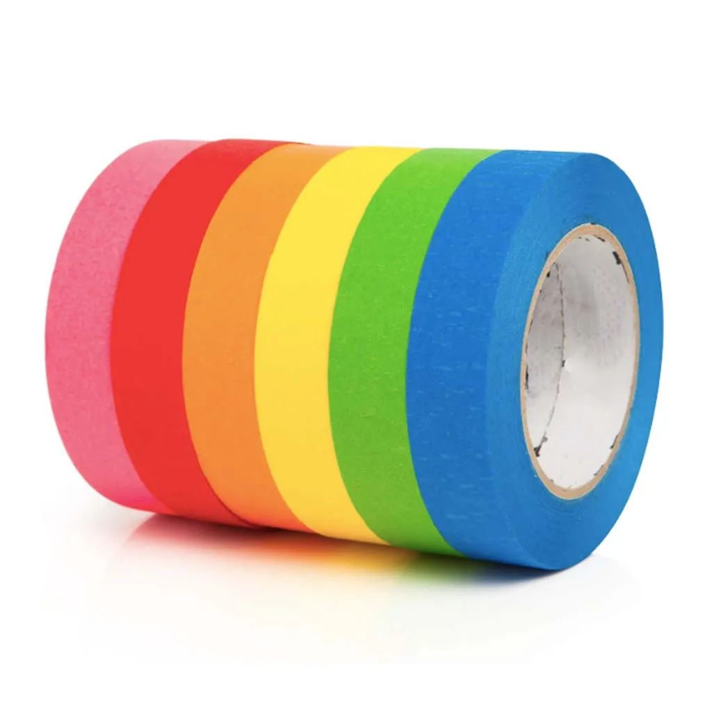 Cheapest price raw material for multi colour fine line masking tape