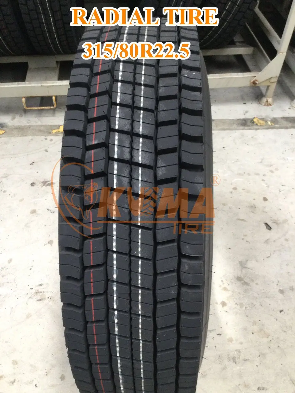 TRUCK TIRE RADIAL  SIZE  315/80R-22.5 - MADE IN VIETNAM