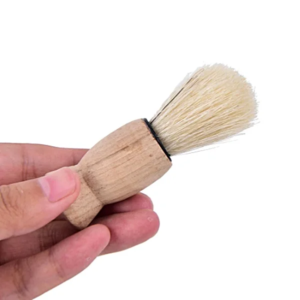 Wood Handle Badger Hair Beard Shaving Brush For Best Mustache Barber Tool Facial For Salon Men