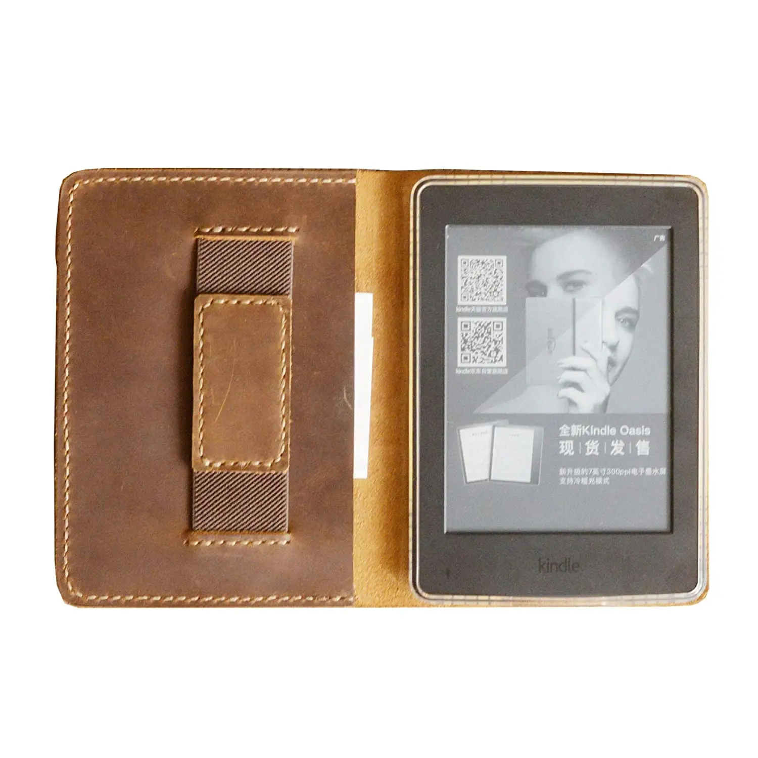 Protective Kindle Case Genuine Vintage Crazy horse Leather Cover for Kindle Paperwhite 10 11 Gen