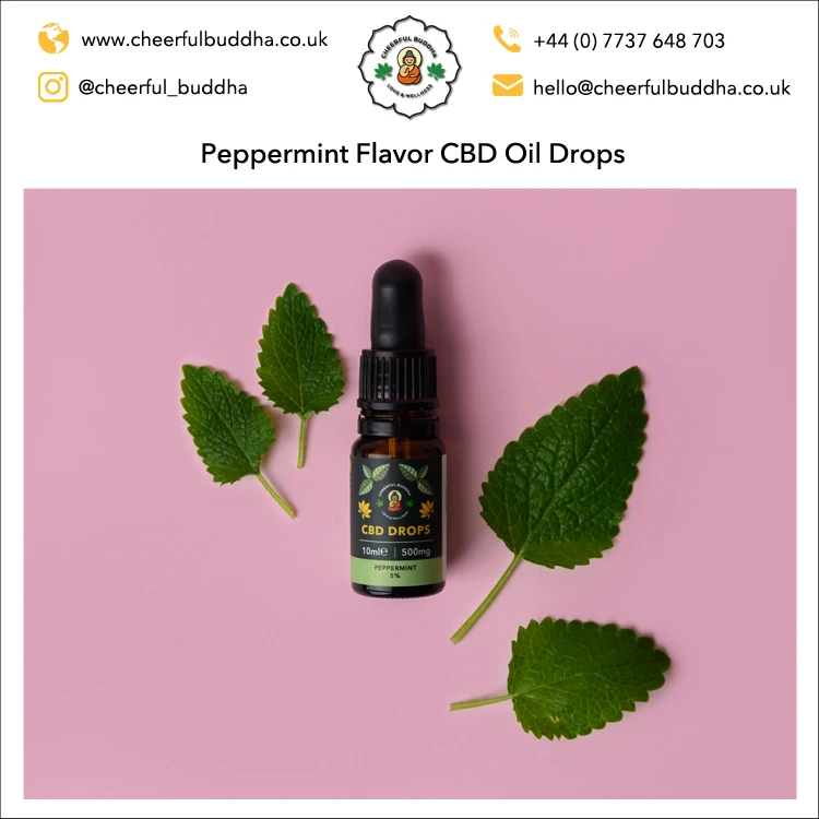  Мировой спрос на более легкий вкус аромат перечной мяты CBD масла капли от ведущего продавца