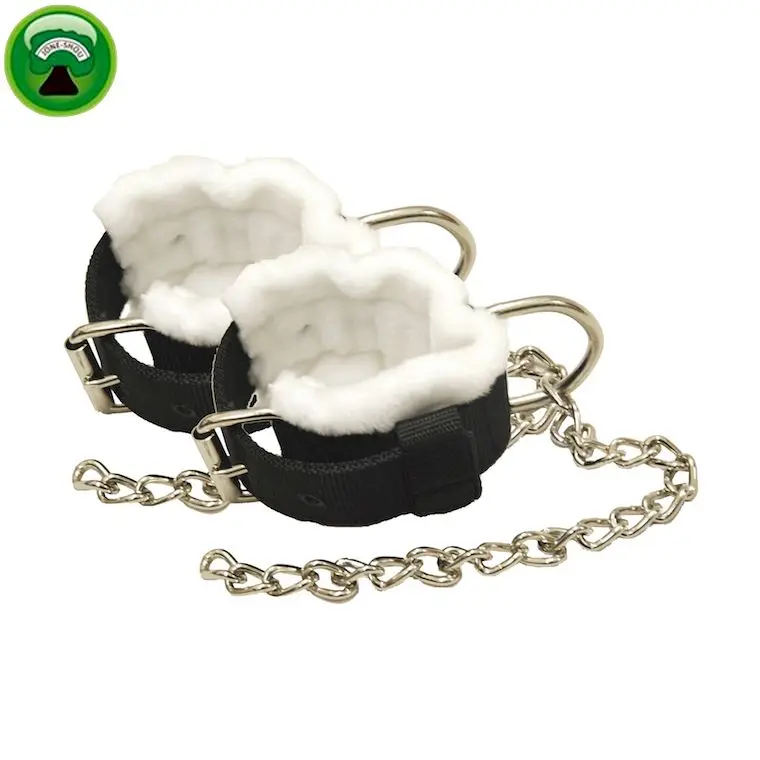 Neoprene horse equipment equestrian hobble chain