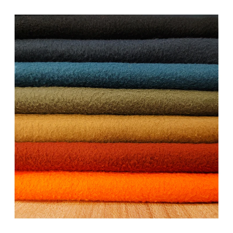 Spot outlet 100%polyester brush fabric material recycle poly eco-friendly fabric stoffe