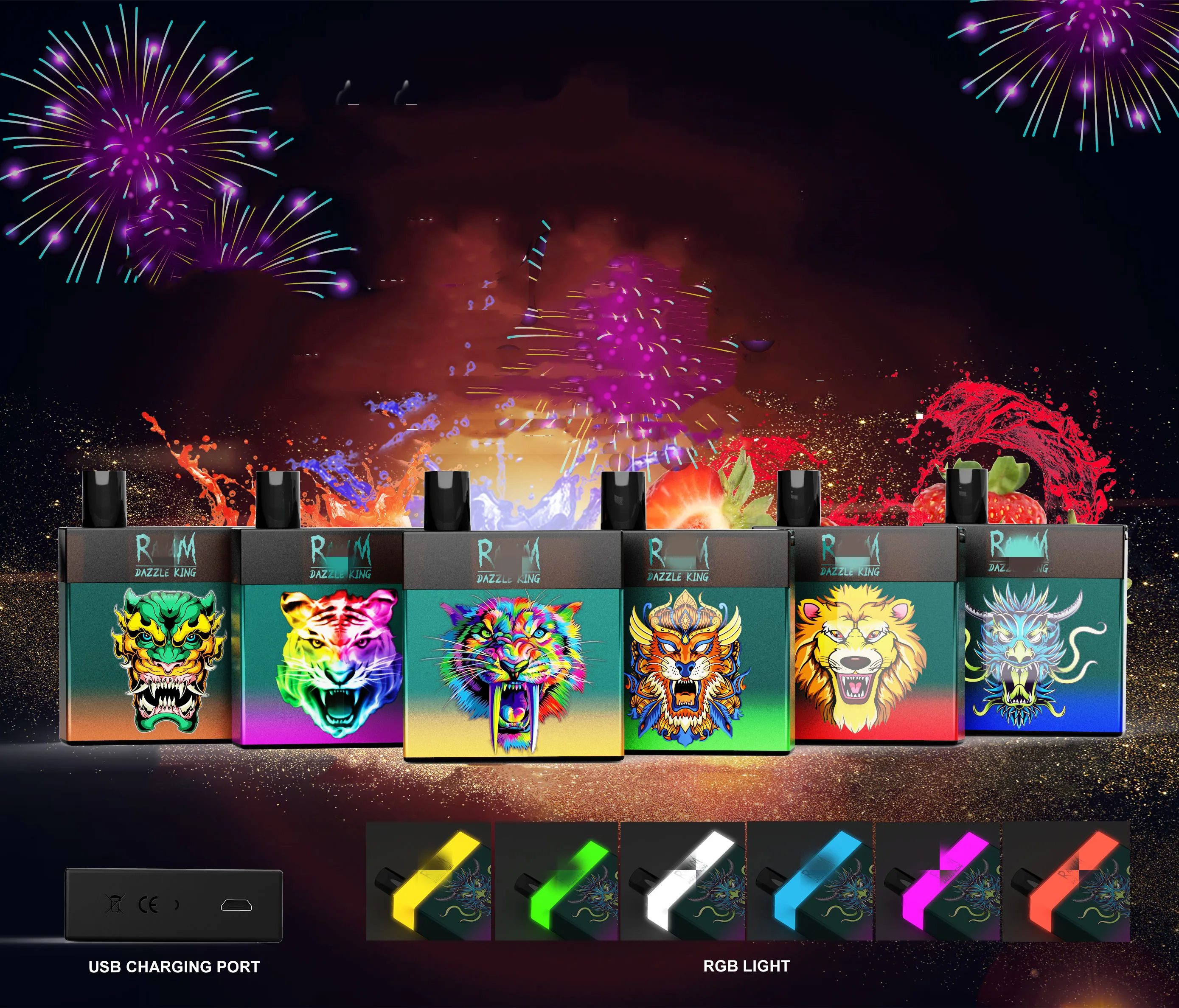 
RandM Factory promotion price original authentic RandM DAZZLE KING 12 colors 