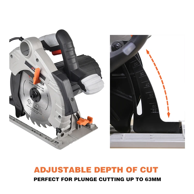 89 мм Электрический ручной профессиональный задний двигатель мини-пила с глубоким вырезом Электроинструмент циркулярная пила