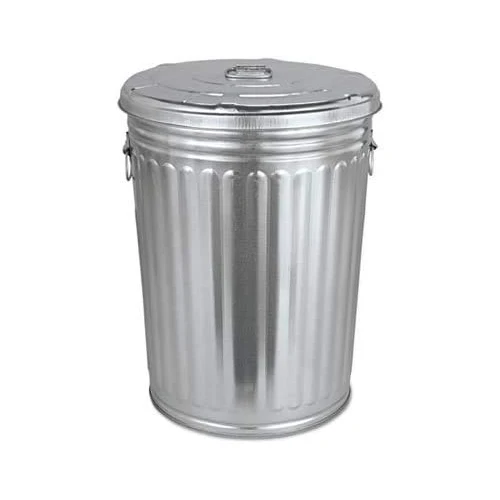 Best Quality Metal Trash Can with Lid Trash can simple Design Garbage Box for safe and Clean Home Waste bin