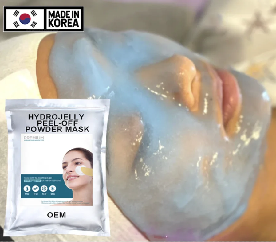 Made in Korea Vegan Hydrojelly Mask powder Korean alginate mask hyaluronic acid peel off mask Crystal Hydro Jelly modeling Mask