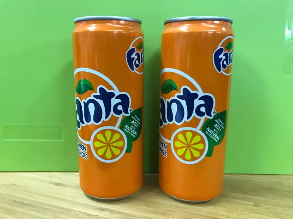 Viet Nam Supplier Fanta Soft Drink Energy Drink Orange 330Ml Cans for Sale