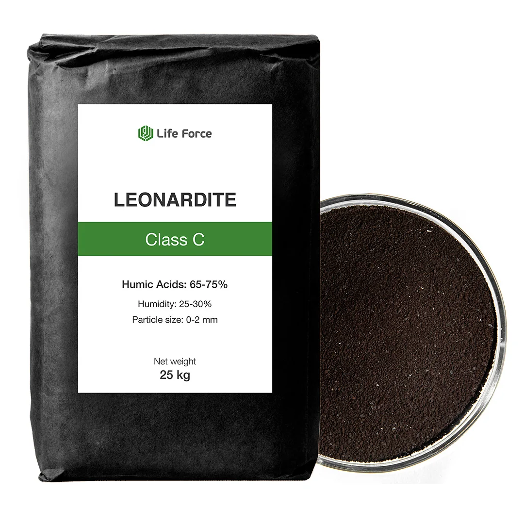 Leonardite Class C Life Force SL 103/25 (75% Humic Acids) Humic Acid Powder Natural Product From Siberia Agriculture Grade