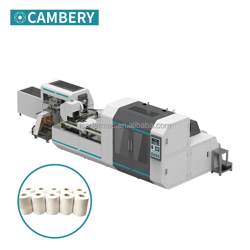Hot Selling Fully Automatic Thermal Paper Rolls Slitting Rewinding Production Line