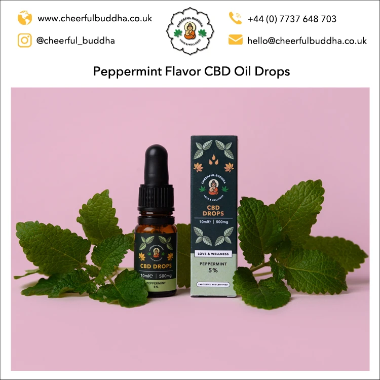  Мировой спрос на более легкий вкус аромат перечной мяты CBD масла капли от ведущего продавца