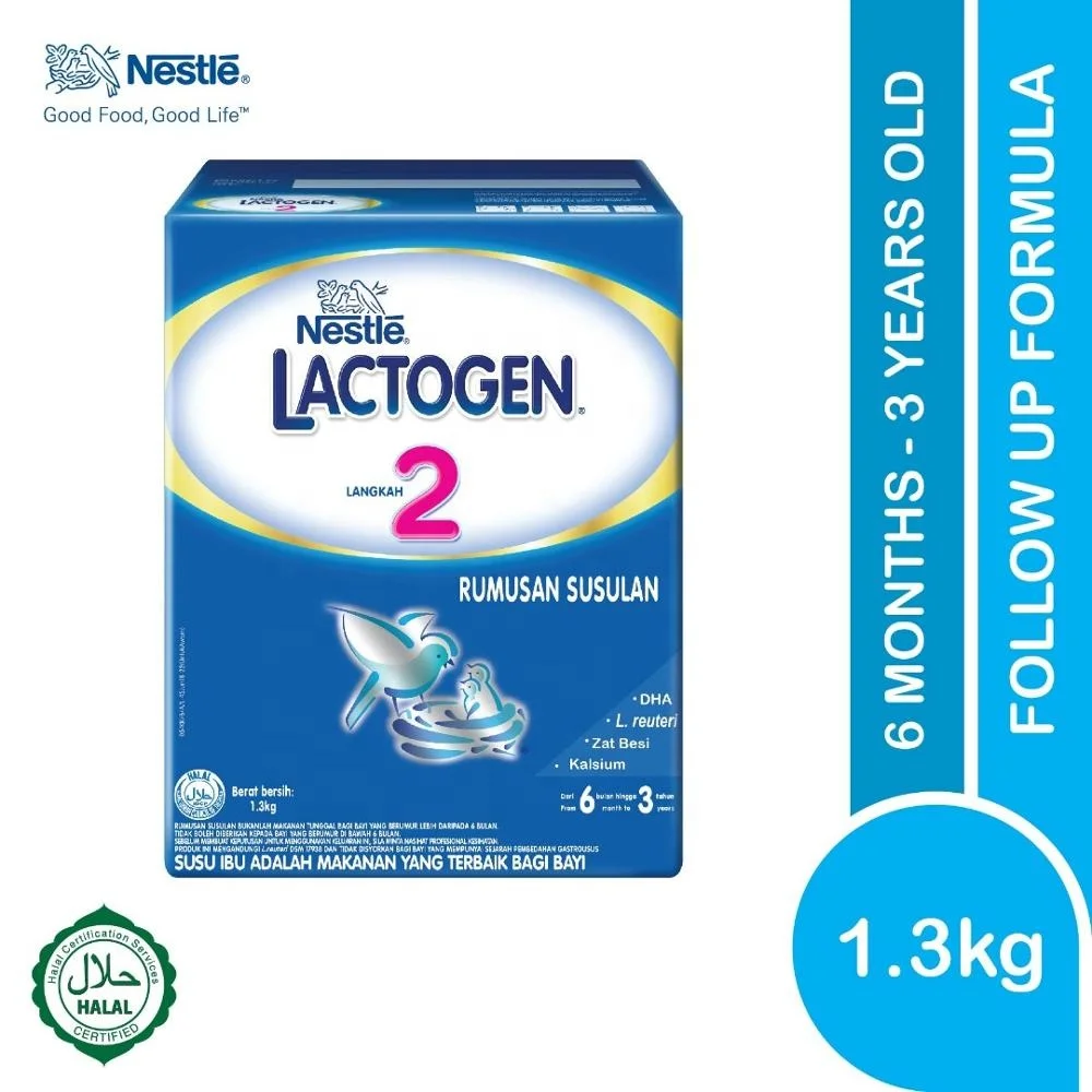 
Lactogen 2 (6-36 Months) 1.3Kg 