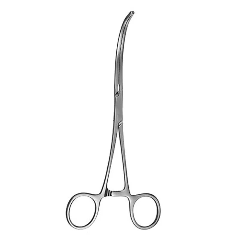 Cleveland Clinic Renal Clamp Large jaws, angled left, 9-5/8' (24.5 cm) Cardiovascular Clamps
