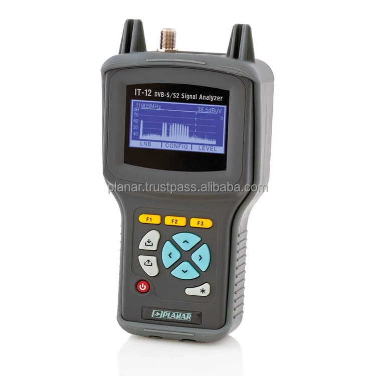 Good quality satellite TV signal analyzer IT-12 DVB-S/S2 lightweight and ergonomic design, wholesale tv signal testers