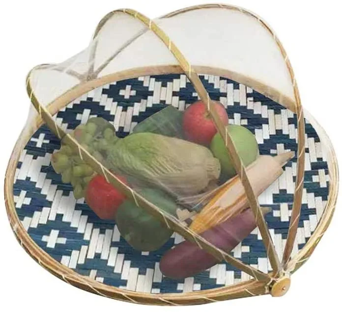
NATURAL BAMBOO HANDWOVEN FOOD SERVING BASKET MADE IN VIET NAM, BEST PRICE 2021 