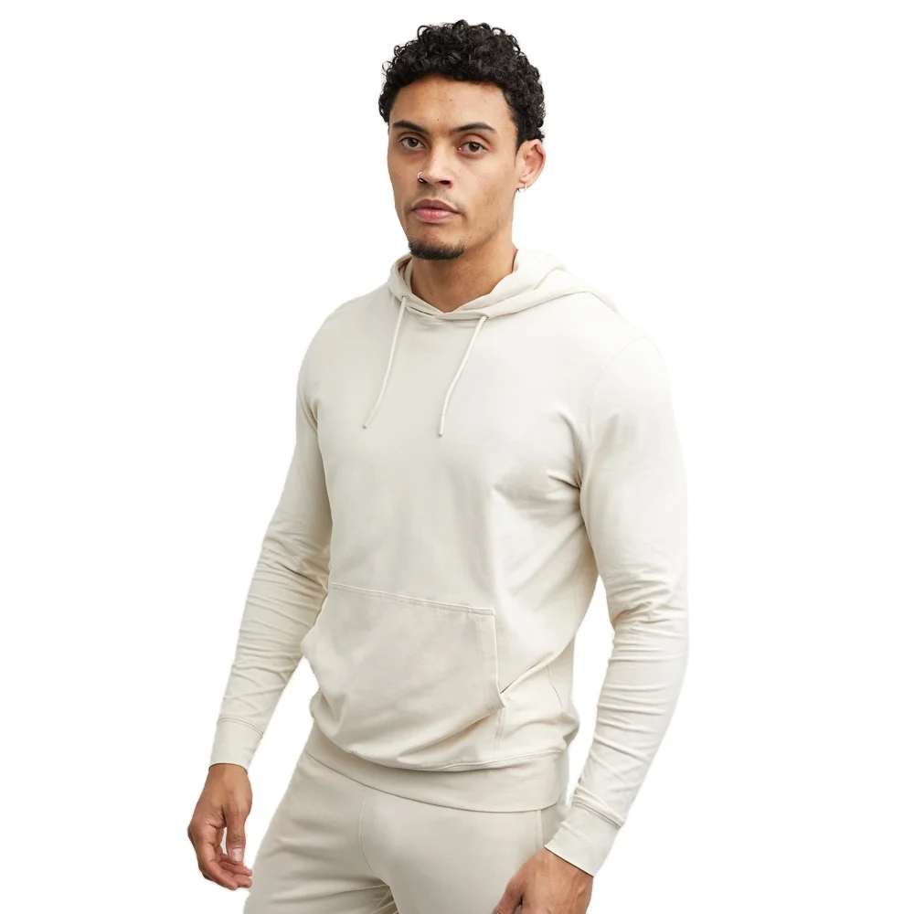 2021 винтажная толстовка с капюшоном без шнурков для мужчин хлопковая 320 г 400 г/м2 пуловер унисекс большим