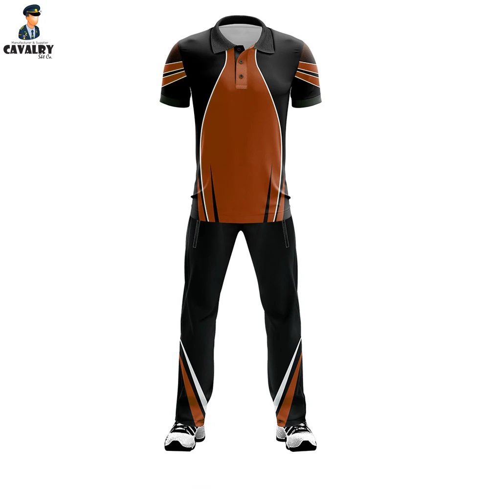 New Design 2022 Cricket Jersey Pattern Customize design Uniforms Cricket Kits Sublimation Uniforms