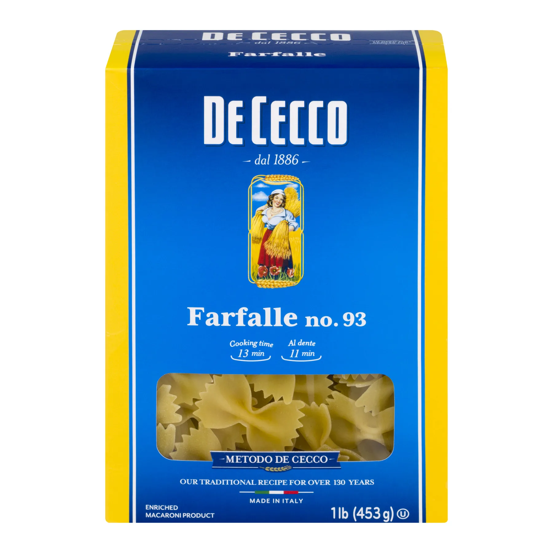 Wholesale Manufactures pasta De Cecco Mezze Penne Rigate N141 / 3 kg - Made in Italy