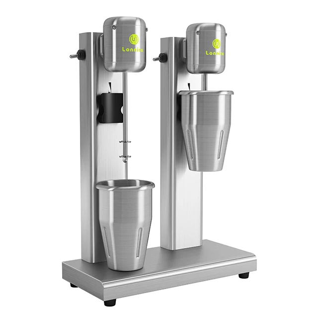 Шкафы блендер 1L Емкость двойной головкой паб использовать для молочных коктейлей с блендер миксер