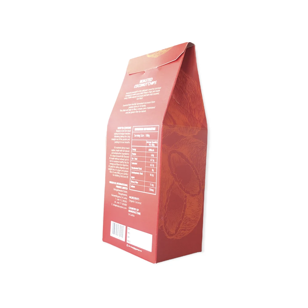 Gluten Free Wholesale Organic Healthy Low Calories Coconut Chips Snacks - 200g Pouch - Toasted Non-Flavored From Sri Lanka