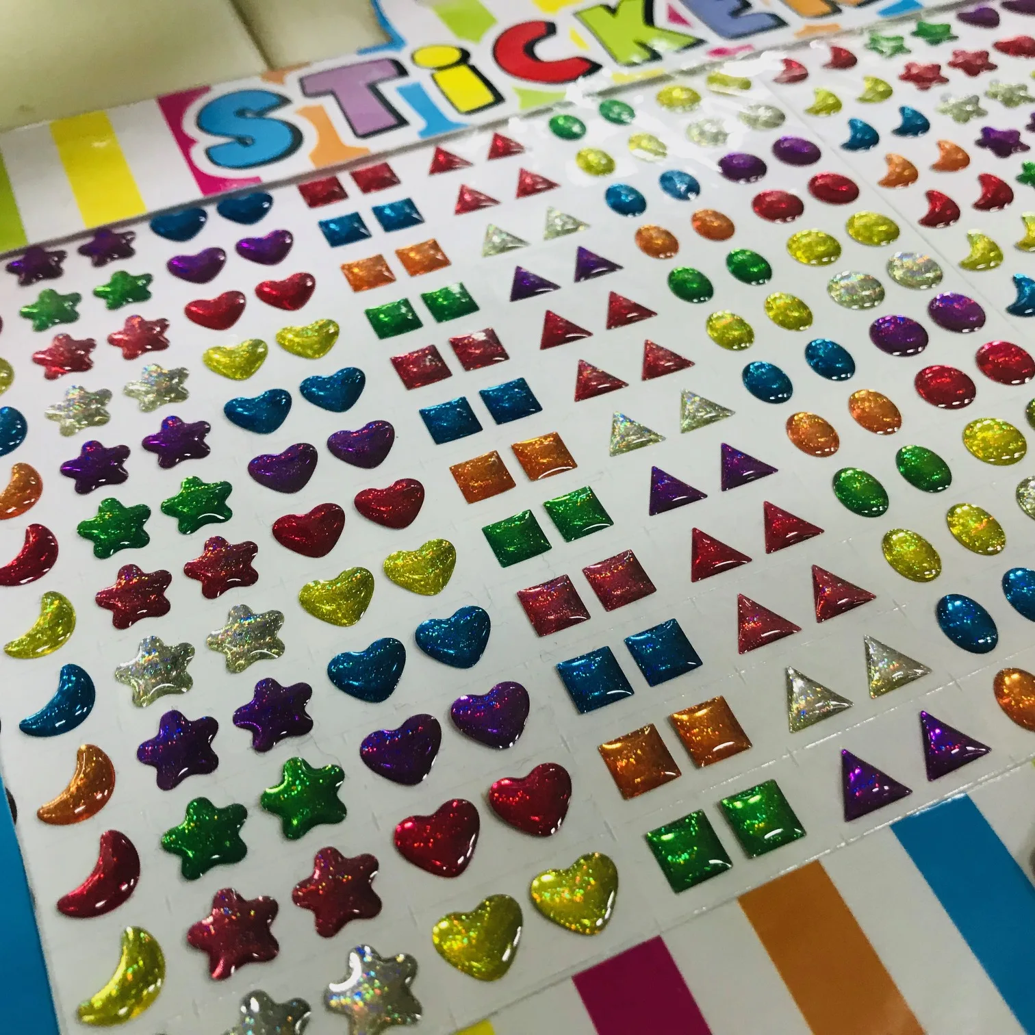 Wholesale 143 Pairs big set Cute Decorative Epoxy Earring Sticker Set with Disney and NBCU audited factory