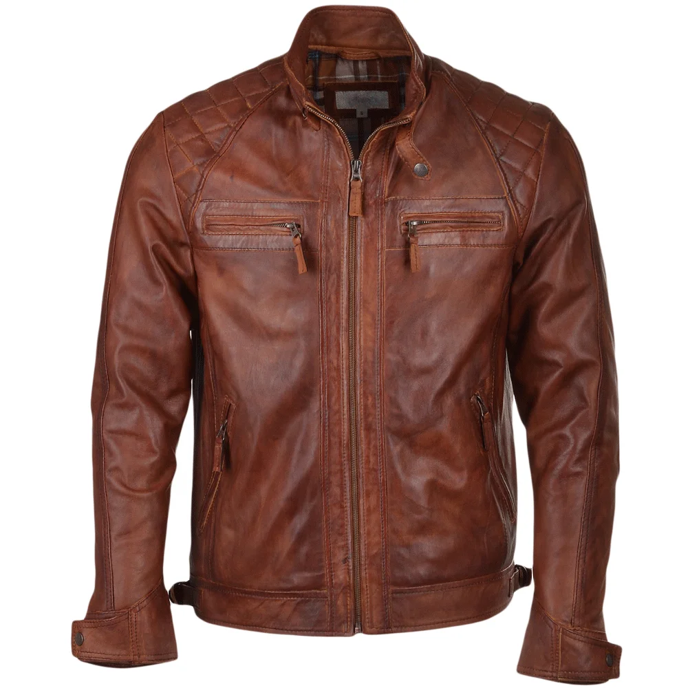 New Custom Design Top Quality Pure 100% Leather Jacket
