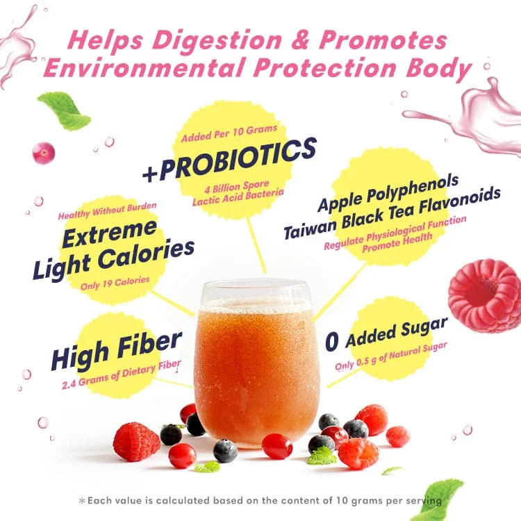 Instant Kombucha herbal extract detox tea power supplement for men women unisex kombucha scoby drink