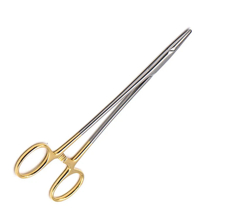 Dental Needle Holder Pliers Stainless Steel Forceps Orthodontic Dentist Instrument Equipment