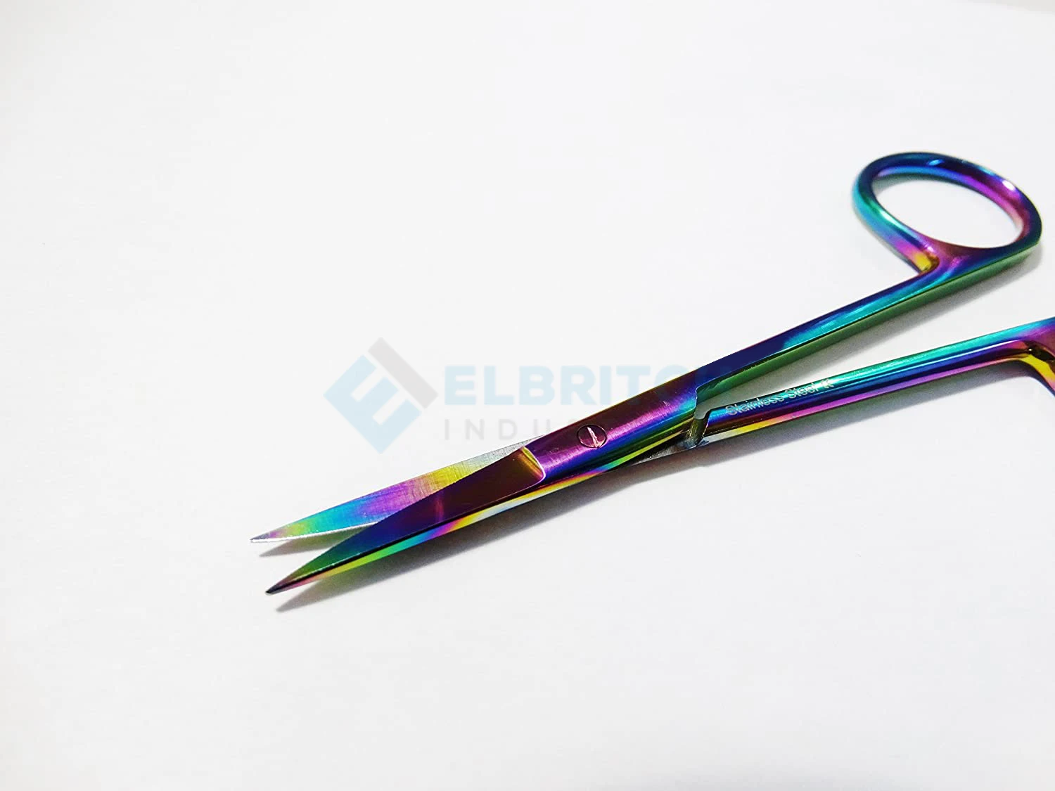 Ножницы для швов с разноцветным радужным покрытием высококачественный инструмент деликатный крючок идеально подходит удаления Первая помощь