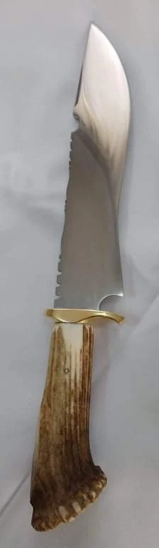 Custom Handmade  Bar B Q  Knife Set  With Stag  Handle