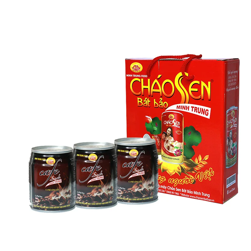 Canned Instant Fresh Black Coffee from Vietnam - No preservative