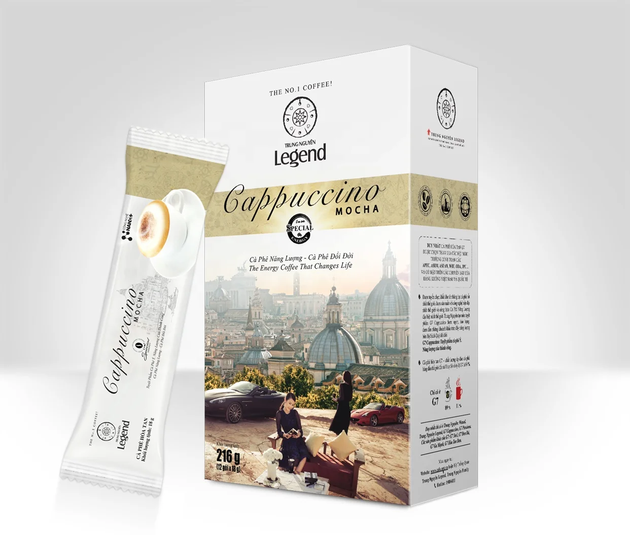 
Instant Coffee - Trung Nguyen Legend 3in1 Cappuccino Mocha 