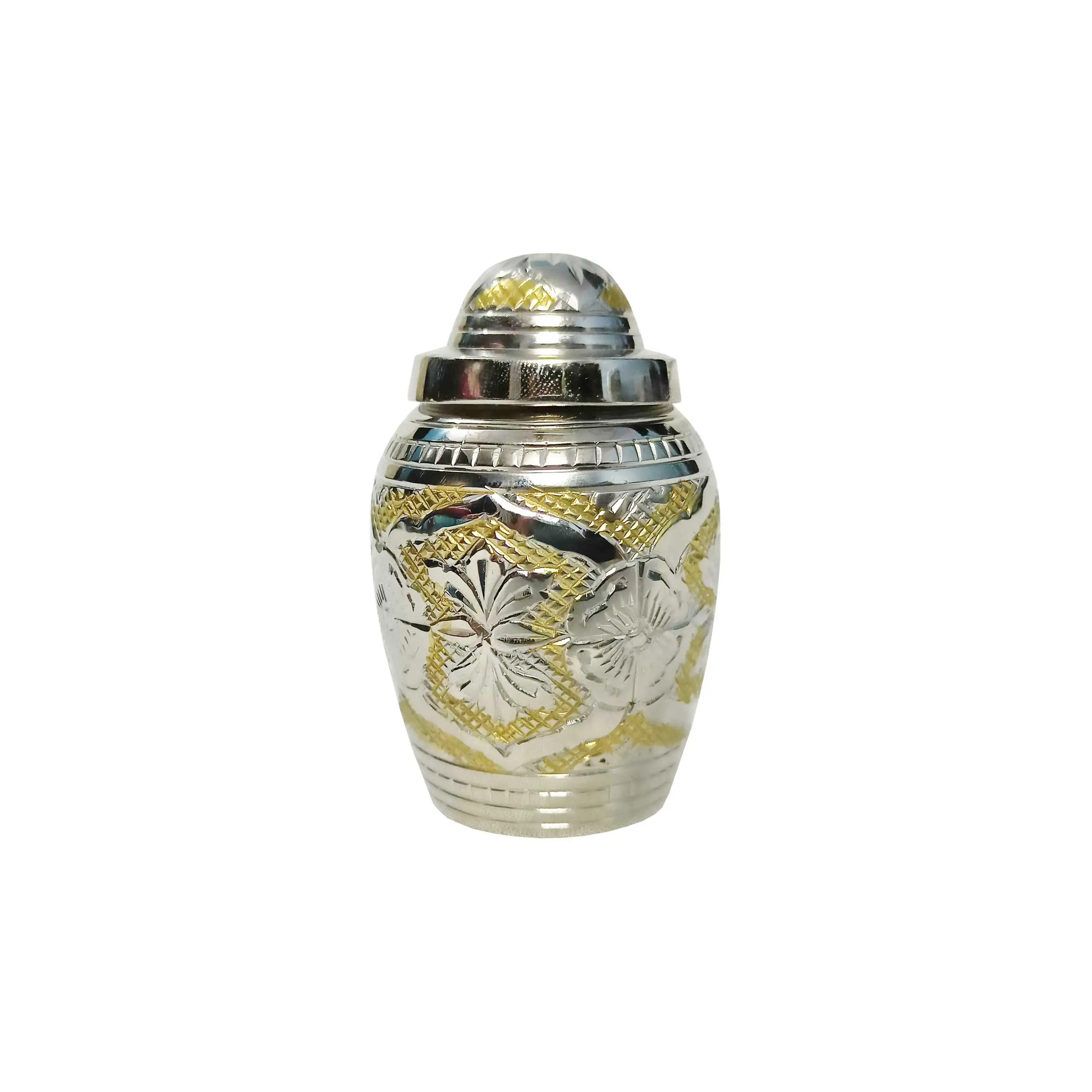 Copper Marble Small Funeral Keepsake Container for Ashes