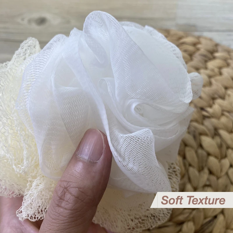 Coarse mixed Soft Texture Bath Shower Ball, Bath Shower Sponge, Body Scrubber Exfoliating