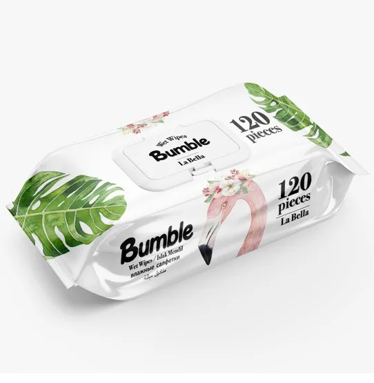 Влажные салфетки Bumble La bella, 120 шт.