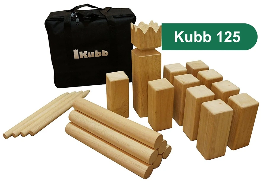 Переработанный деревянный набор kubb с индивидуальным дизайном, цветом и логотипом для игр внутри и вне помещений
