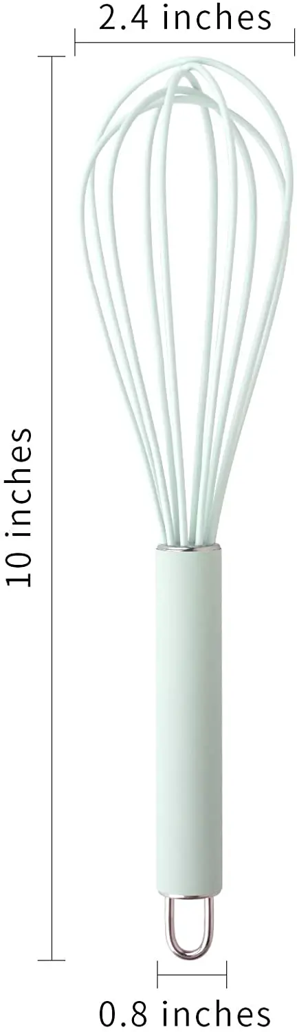10 inch and 12 inch  Silicone Eggs Mixer with Grip  Good Handle