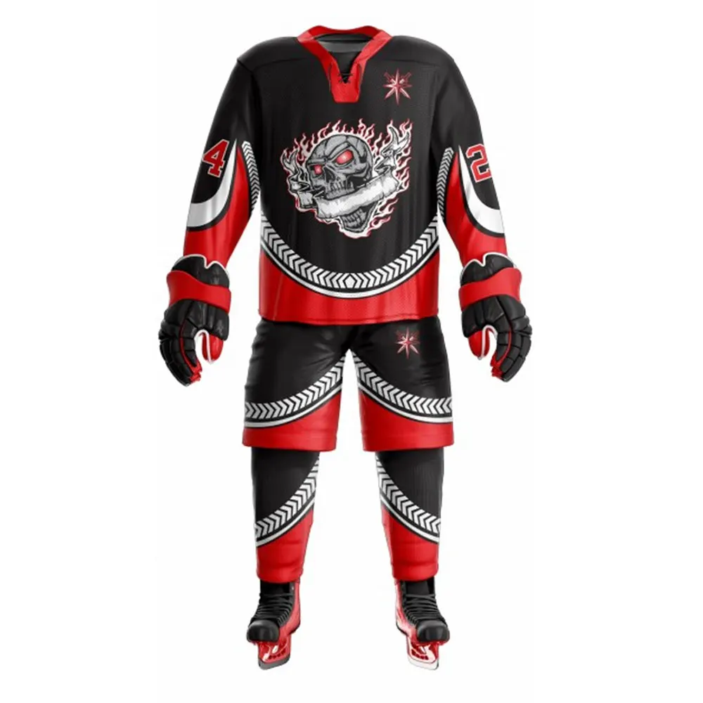 High  custom sublimated ice hockey jersey custom printing  ice hockey uniform team wear