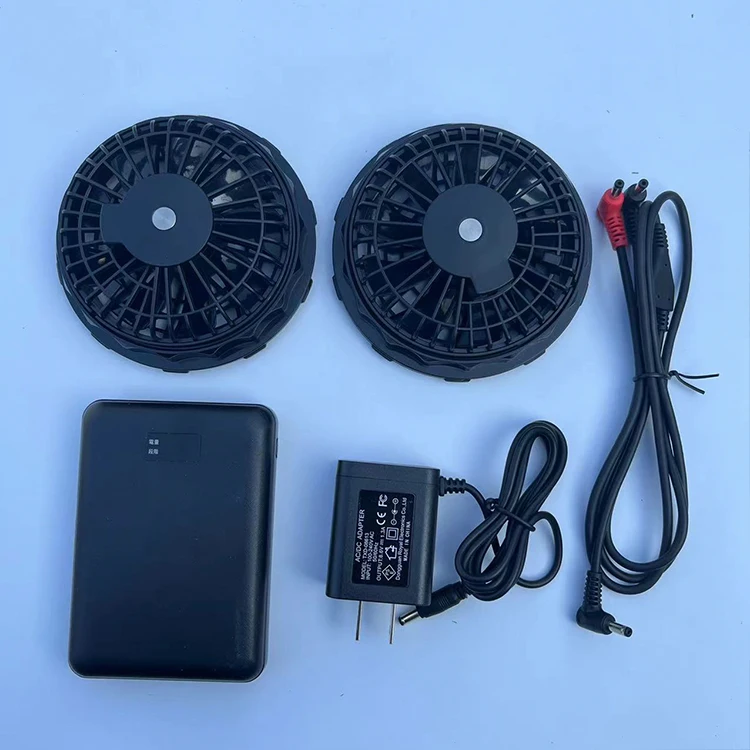 12V Brushless DC Fan Outdoor Cooling  Air Conditioned Jacket Fans DC Brushless Fan Motor 12V