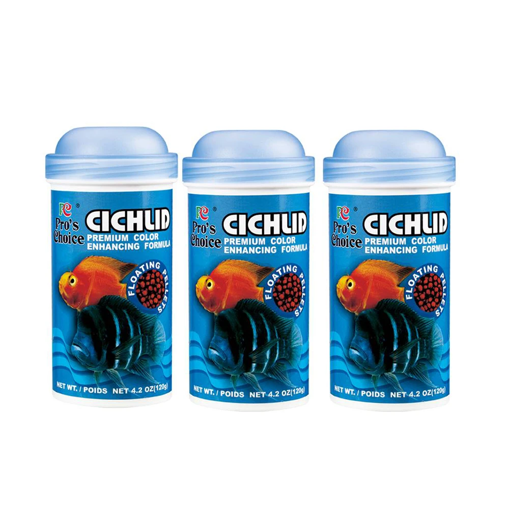 Плавучая пеллетка для рыбной пищи Cichlid F004