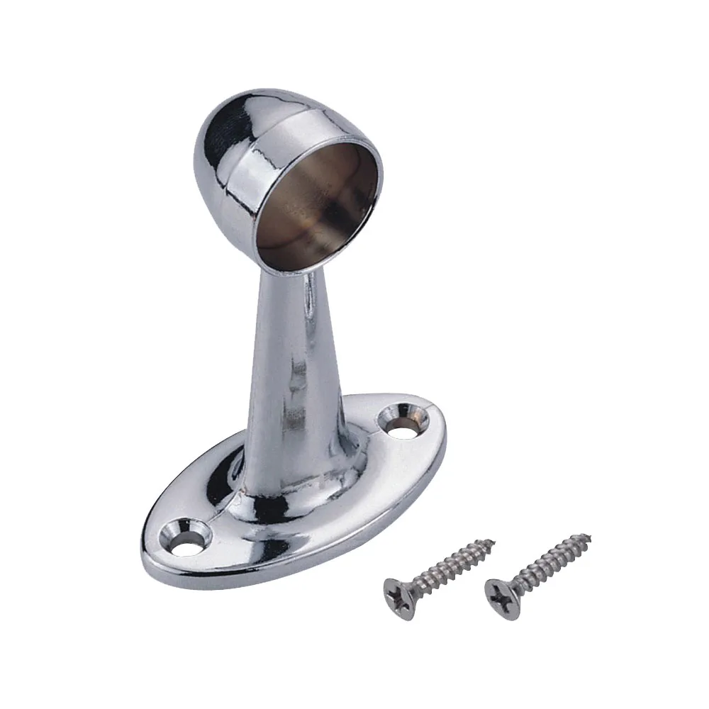 Towel wardrobe railing brackets center shelf support towel rack closet rod bracket