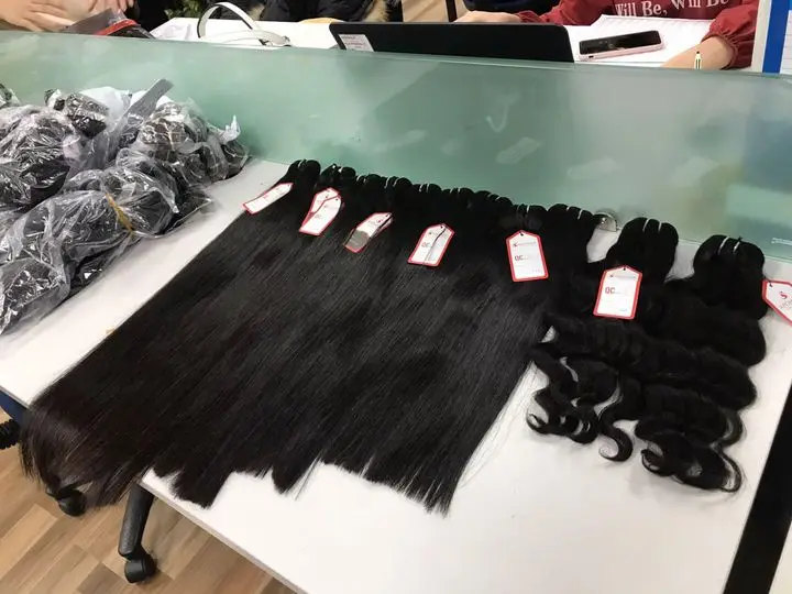 Straight  Bone Straight of Natural Human Hair Extensions Weave Weft  From Apohair Brand at the Wholesale Price list