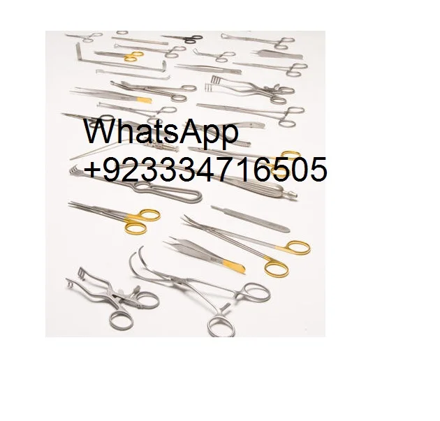 CE Certified General Surgery Instrument Set Manual Power Source 50 Piece Steel Clip Skin Stapler Basic Surgical Instruments