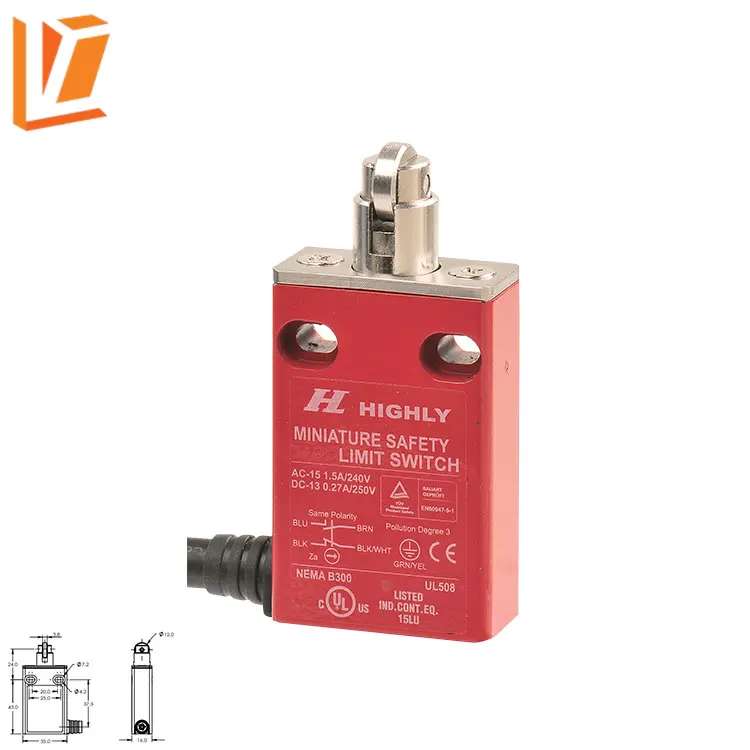 EFM-V-3-20 Short Lever type 10A Safety Door Limit Switch