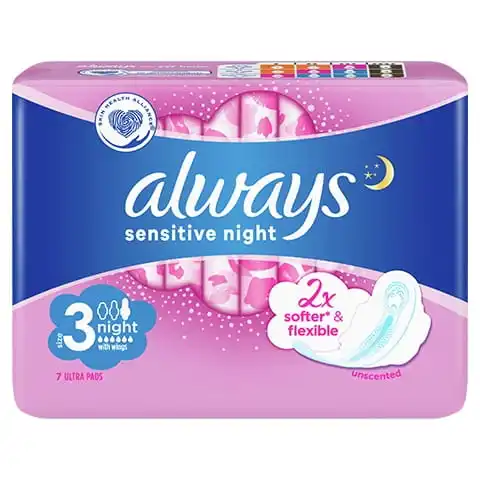 
ALWAYS SENSITIVE ULTRA NIGHT 7pcs 