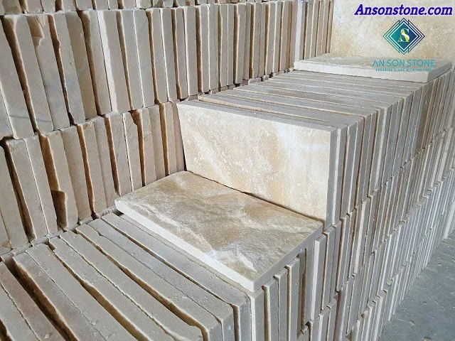 Производители и поставщики настенной плитки с желтым грибом Мраморная ограда